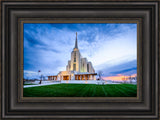 Rexburg Temple - Sunset from the Front by Scott Jarvie