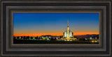 Rexburg Temple - Red Twilight by Scott Jarvie