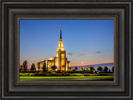 Twin Falls Temple - Horizontal by Scott Jarvie