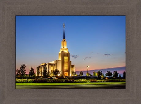 Twin Falls Temple - Horizontal by Scott Jarvie