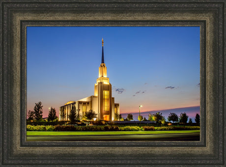 Twin Falls Temple - Horizontal by Scott Jarvie