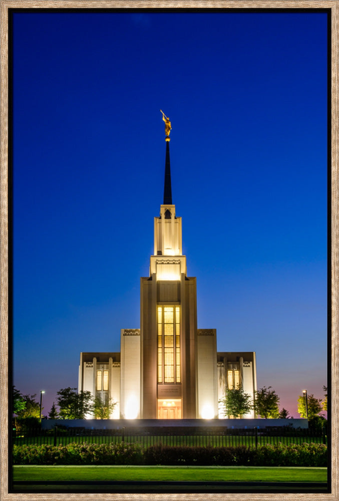 Twin Falls Temple - Twilight by Scott Jarvie