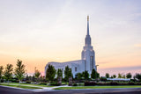 Twin Falls Temple - Sunset by Scott Jarvie