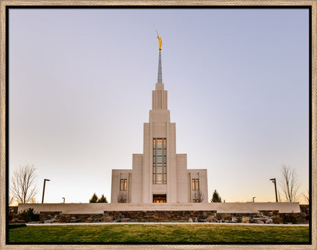 Twin Falls Temple - Temple Sign by Scott Jarvie