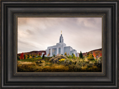 Draper Temple - Fall Hill by Scott Jarvie