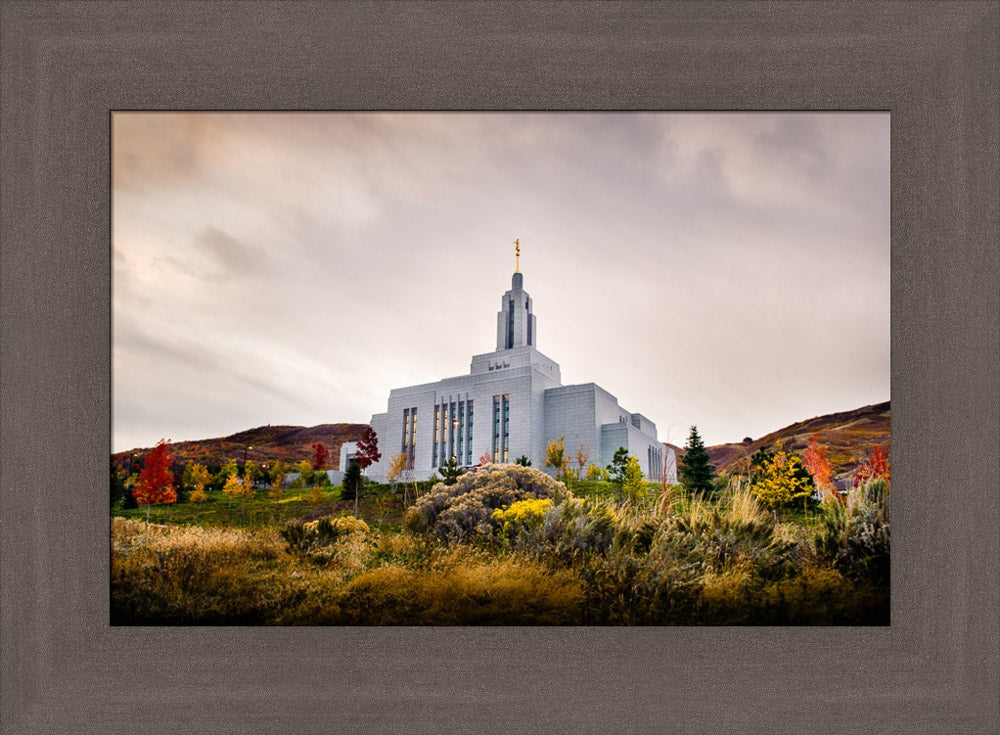 Draper Temple - Fall Hill by Scott Jarvie