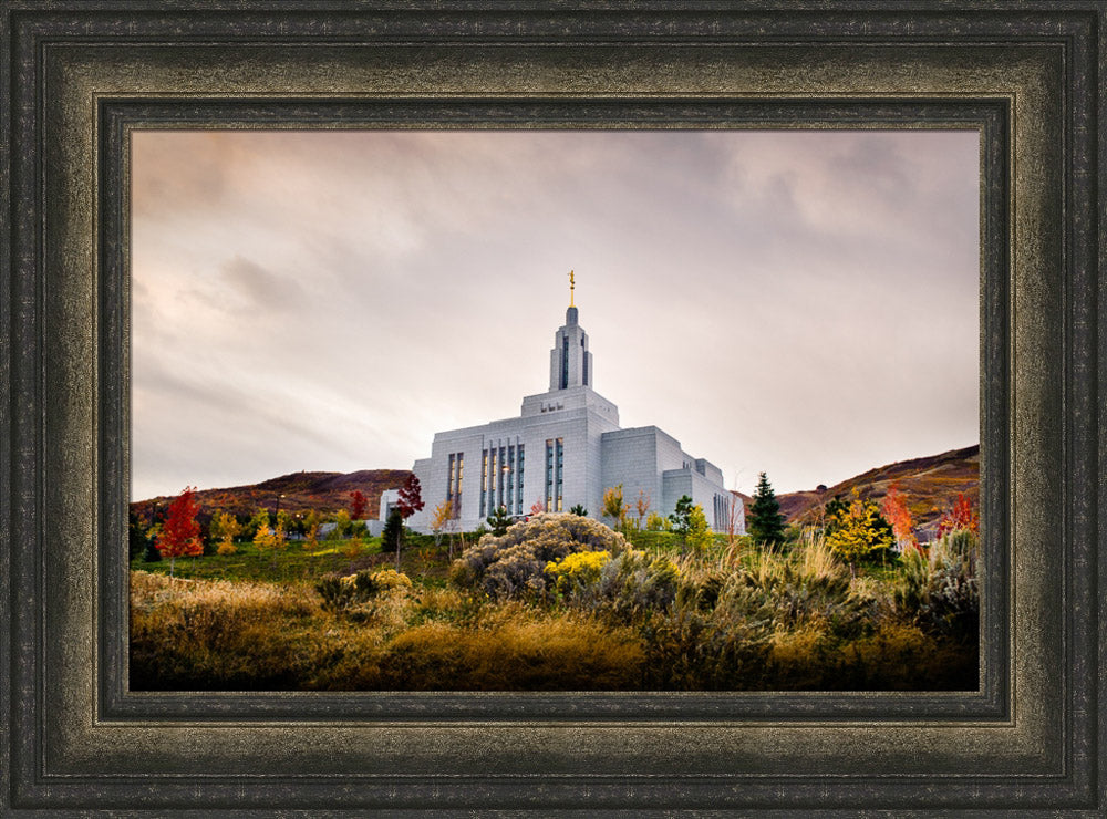 Draper Temple - Fall Hill by Scott Jarvie