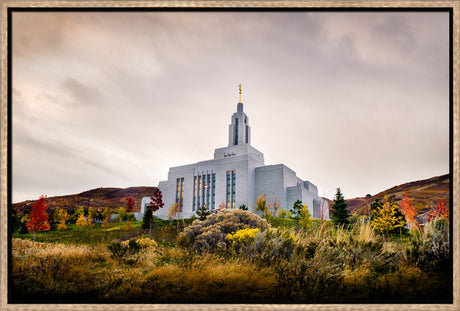 Draper Temple - Fall Hill by Scott Jarvie