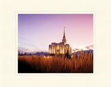 Oquirrh Mountain Temple - Morning Twilight by Scott Jarvie