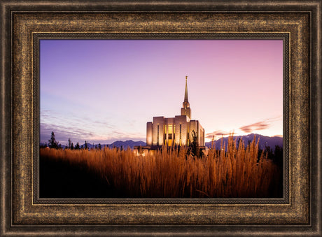 Oquirrh Mountain Temple - Morning Twilight by Scott Jarvie