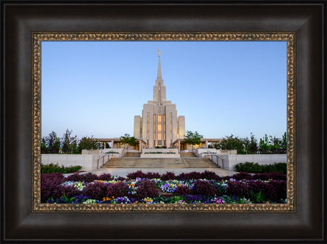 Oquirrh Mountain Temple - Garden Steps by Scott Jarvie