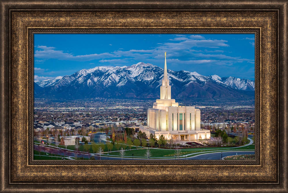 Oquirrh Mountain Temple - A Valley of Faith by Scott Jarvie