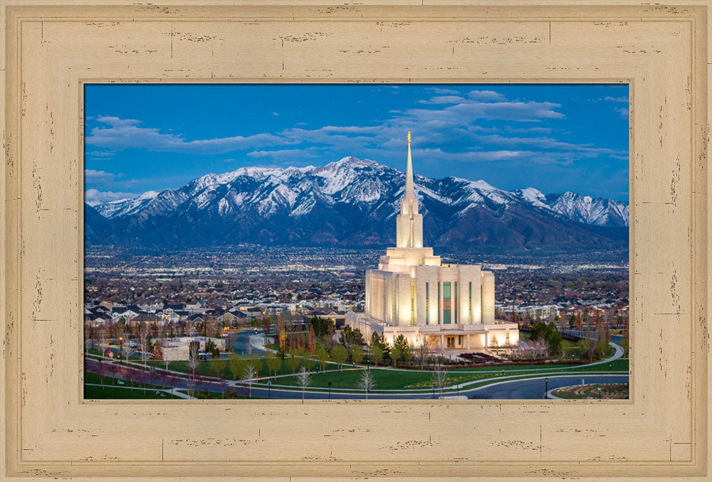 Oquirrh Mountain Temple - A Valley of Faith by Scott Jarvie