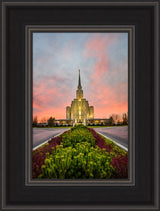 Oquirrh Mountain Temple - Garden Symmetry by Scott Jarvie