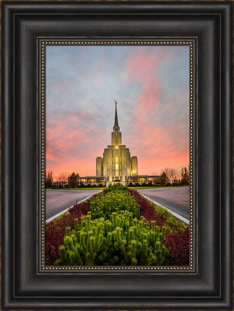 Oquirrh Mountain Temple - Garden Symmetry by Scott Jarvie