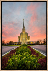 Oquirrh Mountain Temple - Garden Symmetry by Scott Jarvie