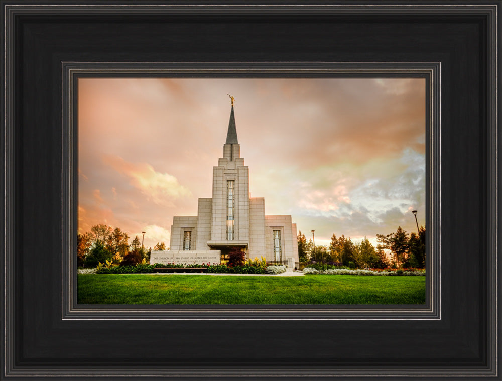 Vancouver Temple - Sunset by Scott Jarvie