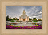 Vancouver Temple - Flowered Path by Scott Jarvie