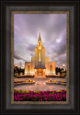 Vancouver Temple - Twilight Vertical by Scott Jarvie