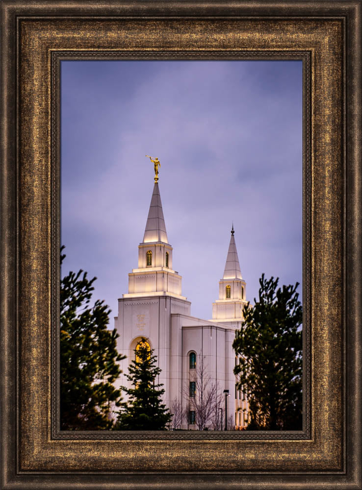 Kansas City Temple - Through the Trees by Scott Jarvie