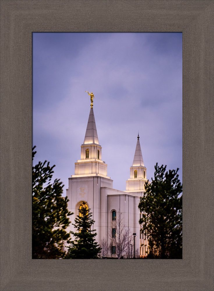 Kansas City Temple - Through the Trees by Scott Jarvie