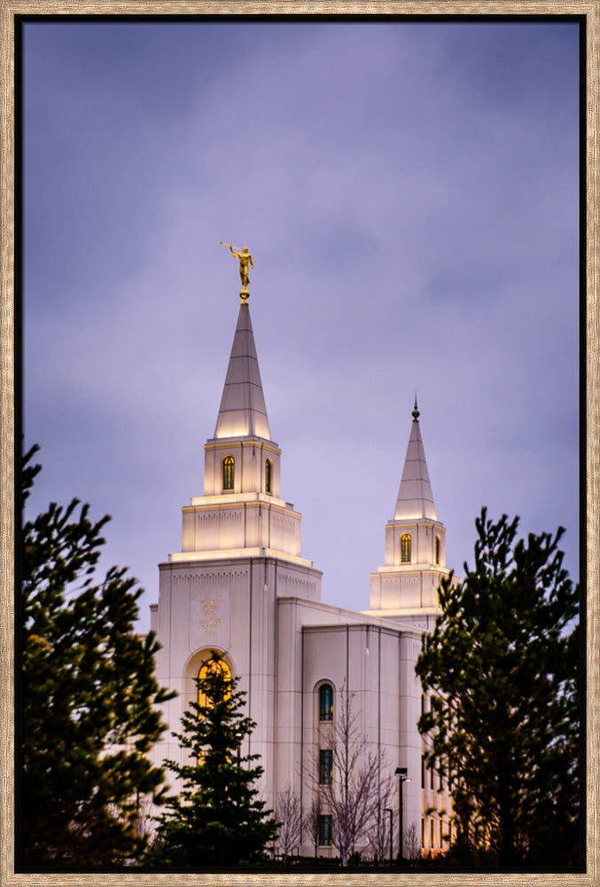 Kansas City Temple - Through the Trees by Scott Jarvie