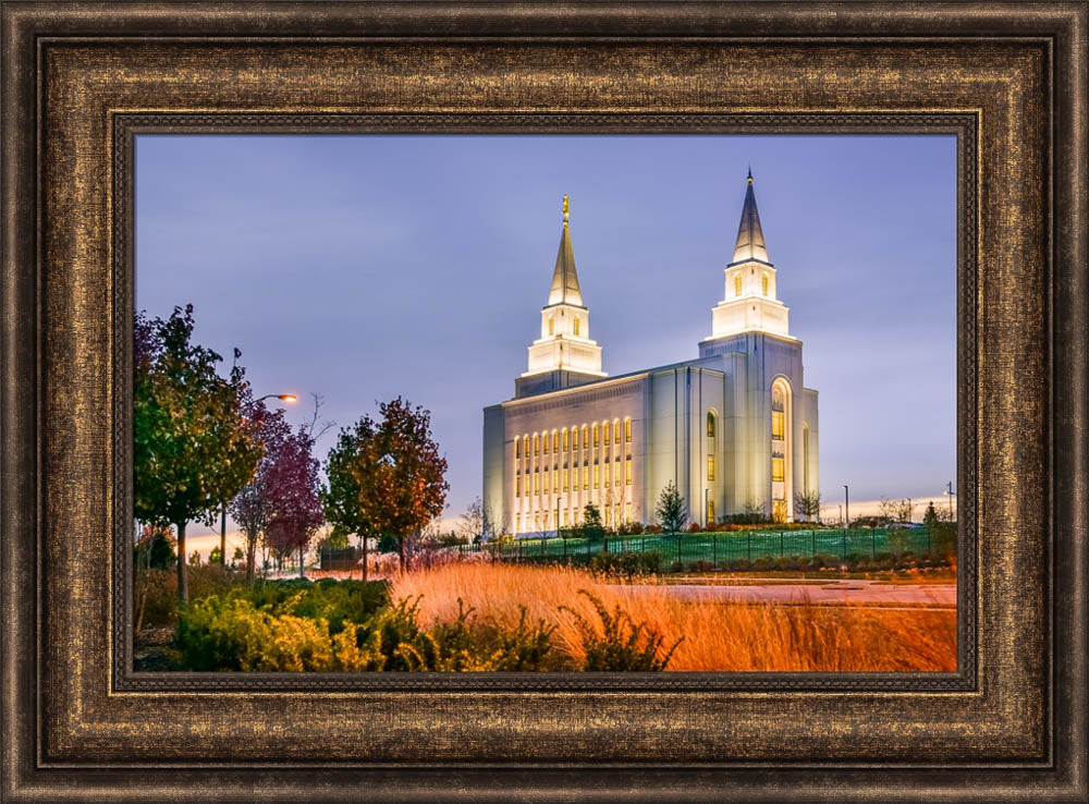 Kansas City Temple - Colorful Morning by Scott Jarvie