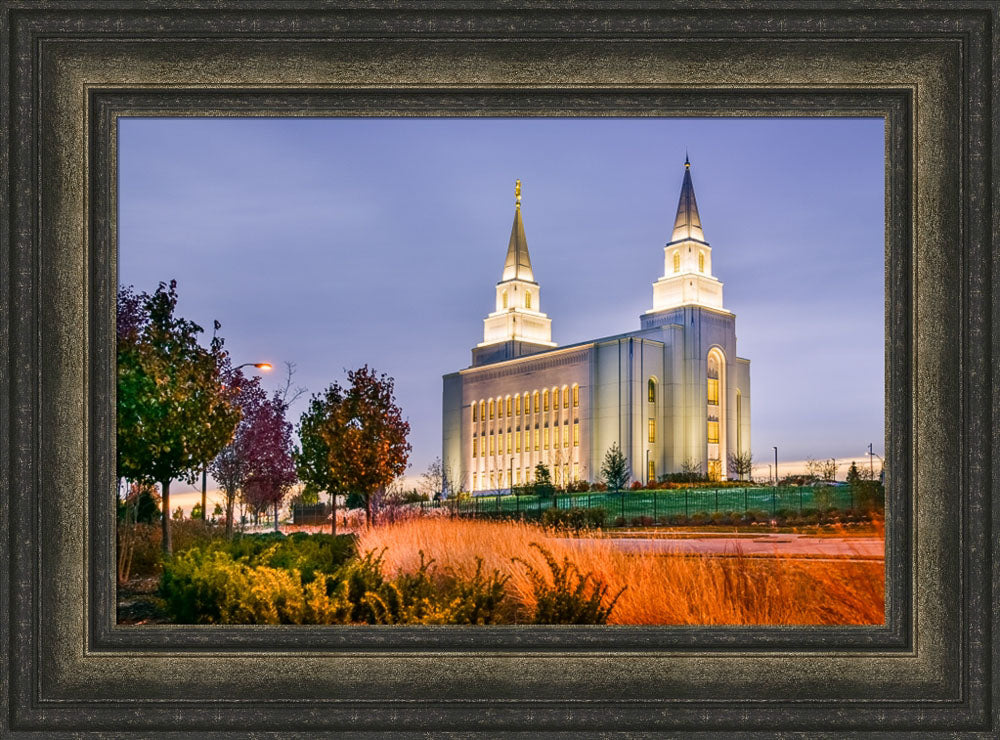 Kansas City Temple - Colorful Morning by Scott Jarvie