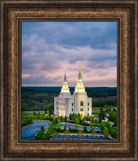 Kansas City Temple - Spring Storms by Scott Jarvie