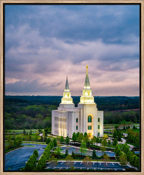 Kansas City Temple - Spring Storms by Scott Jarvie