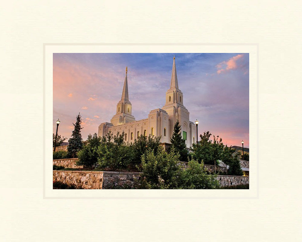 Brigham City Temple - Garden View by Scott Jarvie