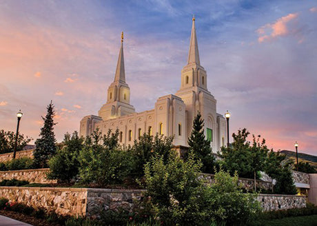 Brigham City Temple - Garden View by Scott Jarvie