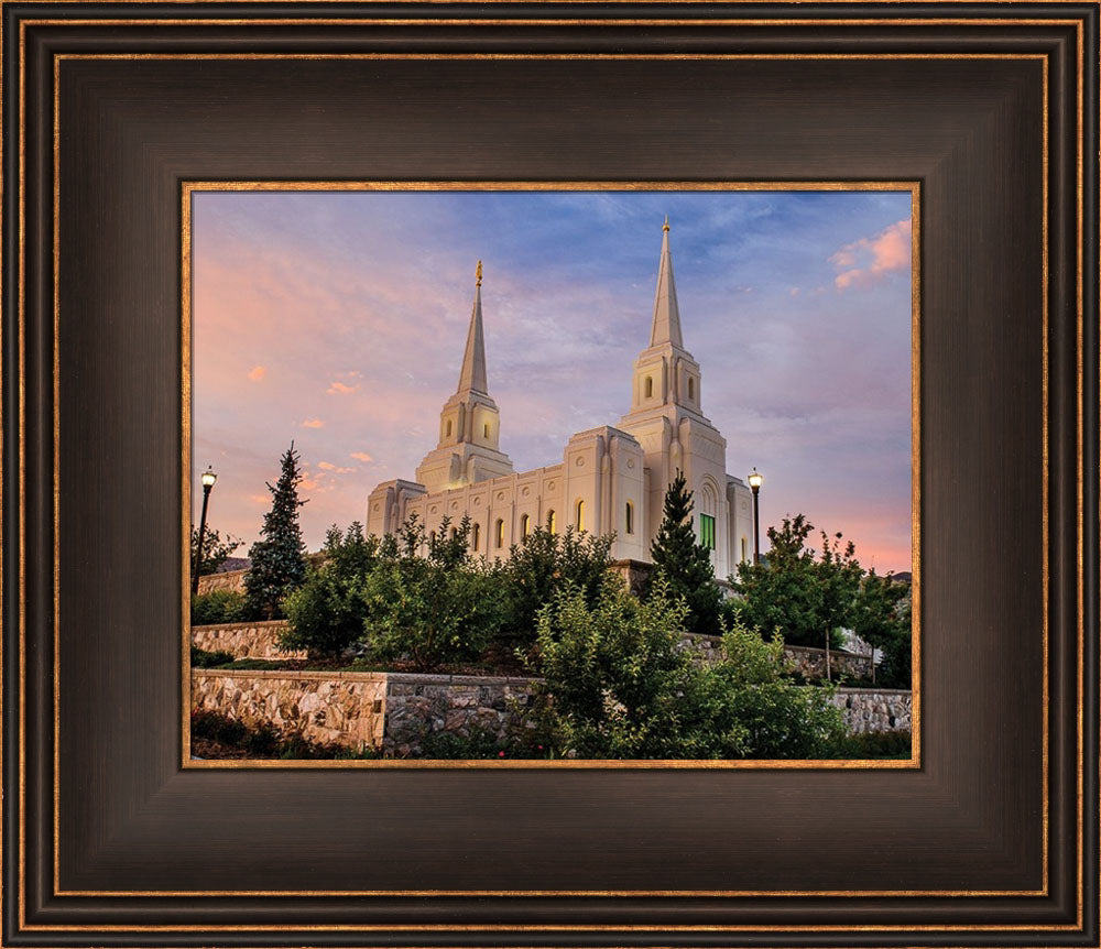 Brigham City Temple - Garden View by Scott Jarvie