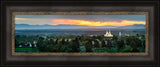 Brigham City Temple - Valley at Sunset by Scott Jarvie