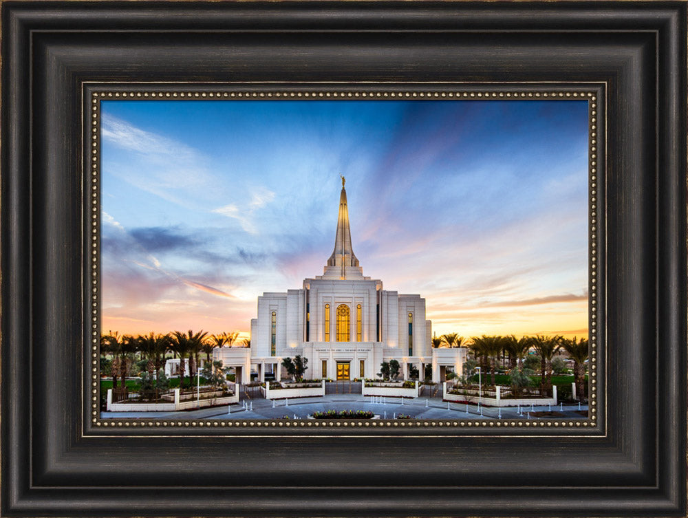 Gilbert Temple - Bright Sunset by Scott Jarvie