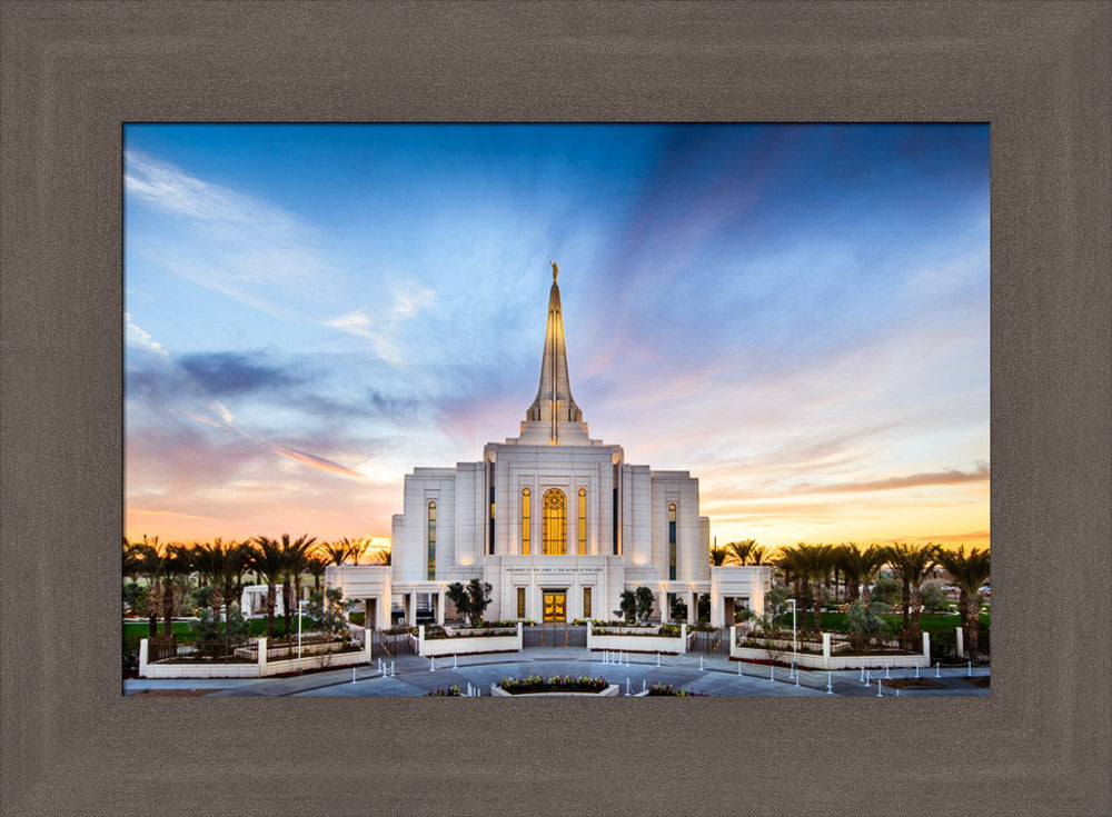 Gilbert Temple - Bright Sunset by Scott Jarvie