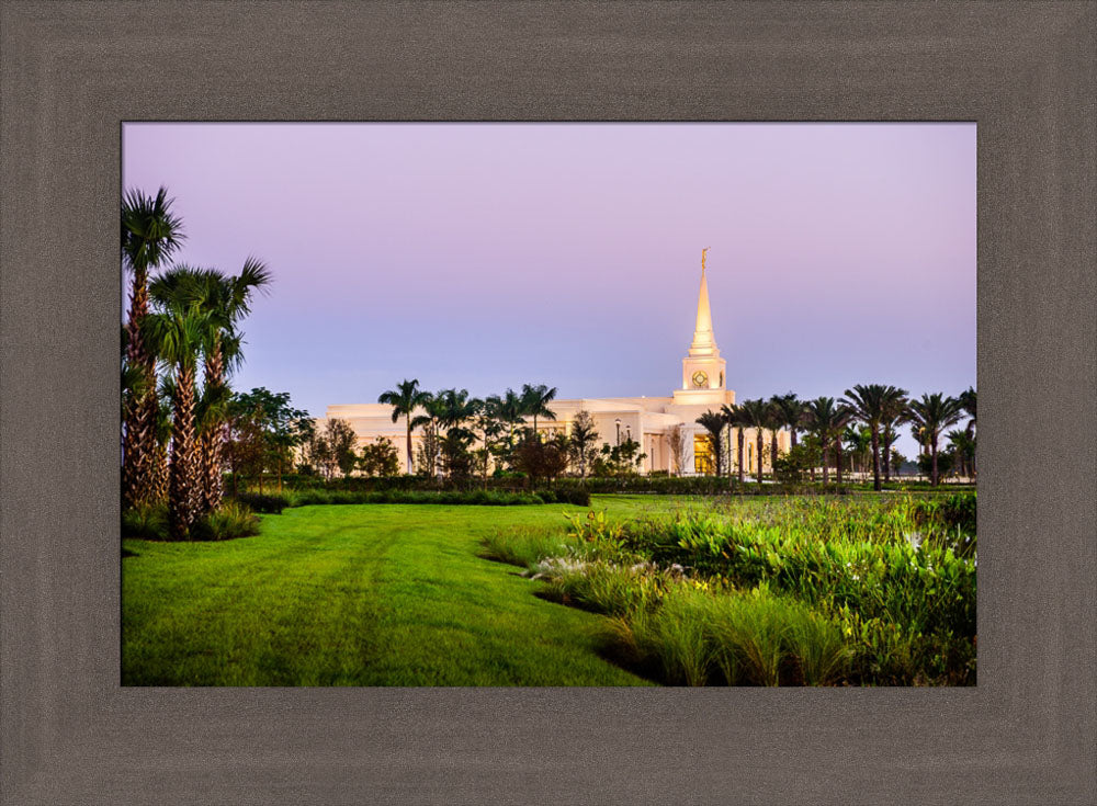 Fort Lauderdale Temple - Palm Trees by Scott Jarvie