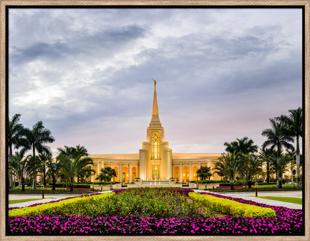 Fort Lauderdale Temple - Temple Entrance by Scott Jarvie