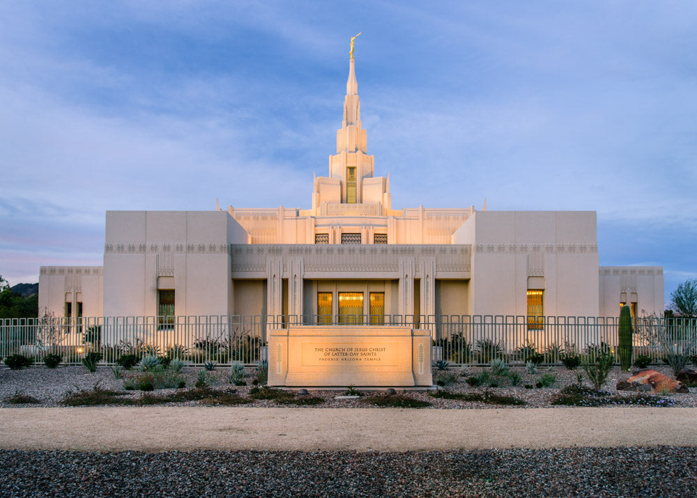 Phoenix Temple - Sign by Scott Jarvie