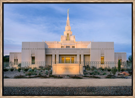 Phoenix Temple - Sign by Scott Jarvie