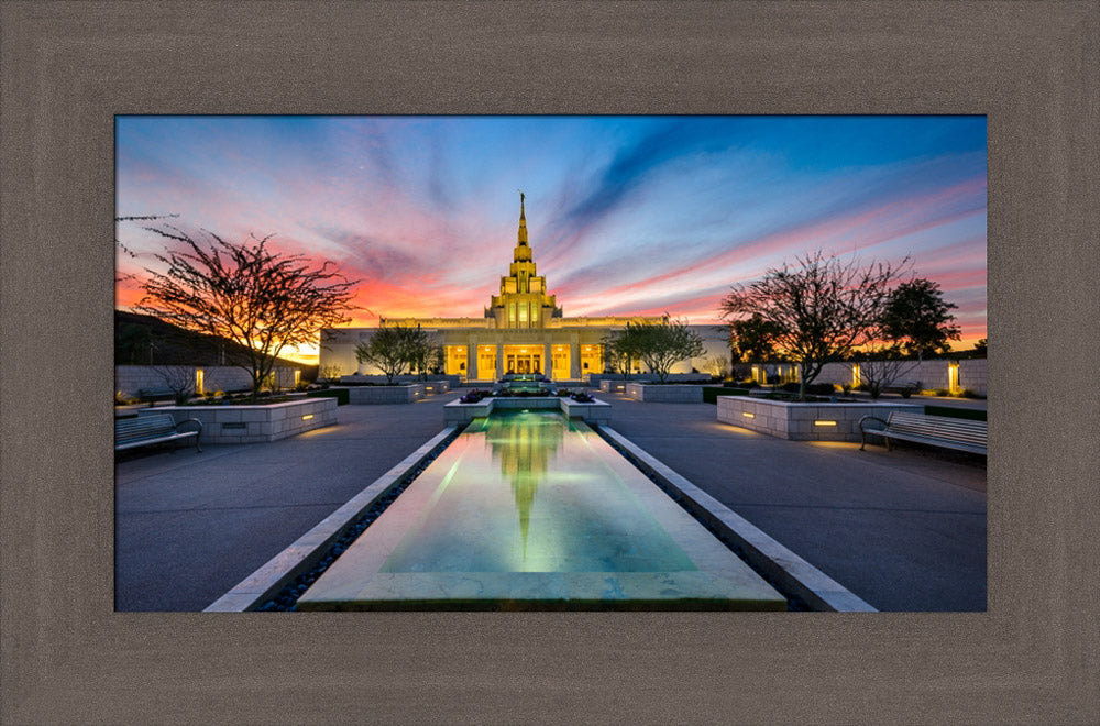 Phoenix Temple - Sunset by Scott Jarvie