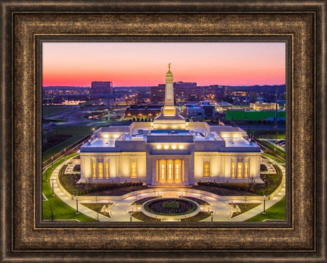 Indianapolis Temple - Above the City by Scott Jarvie