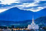 Payson Temple - Evening Hills by Scott Jarvie