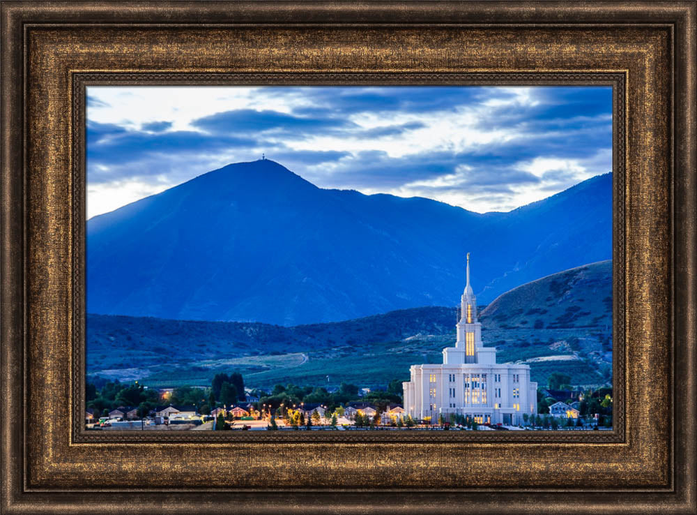 Payson Temple - Evening Hills by Scott Jarvie