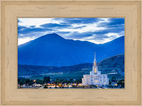 Payson Temple - Evening Hills by Scott Jarvie