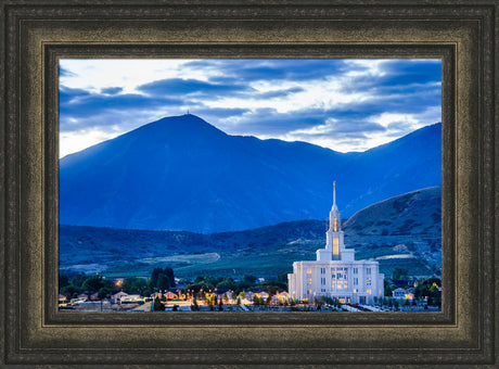 Payson Temple - Evening Hills by Scott Jarvie