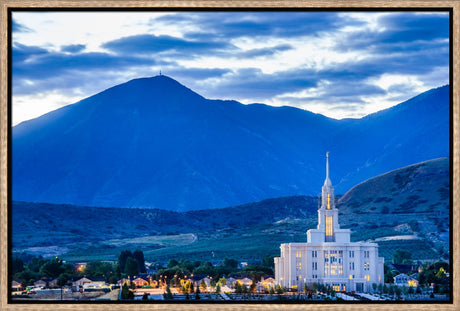 Payson Temple - Evening Hills by Scott Jarvie