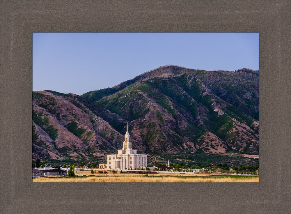 Payson Temple - Mountain View by Scott Jarvie