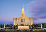 Payson Temple - Sunrise Front 5x7 print