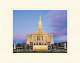 Payson Temple - Sunrise Front by Scott Jarvie